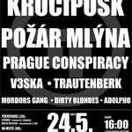 Třem-Fest 2014 - hudební festival Třemošná (Plzeň - sever) - Krucipusk, Pozar mlyna, Prague Conspiracy, V3ska, Trautenberk, Mordors Gang, Dirty Blondes, Adolpho - 01
